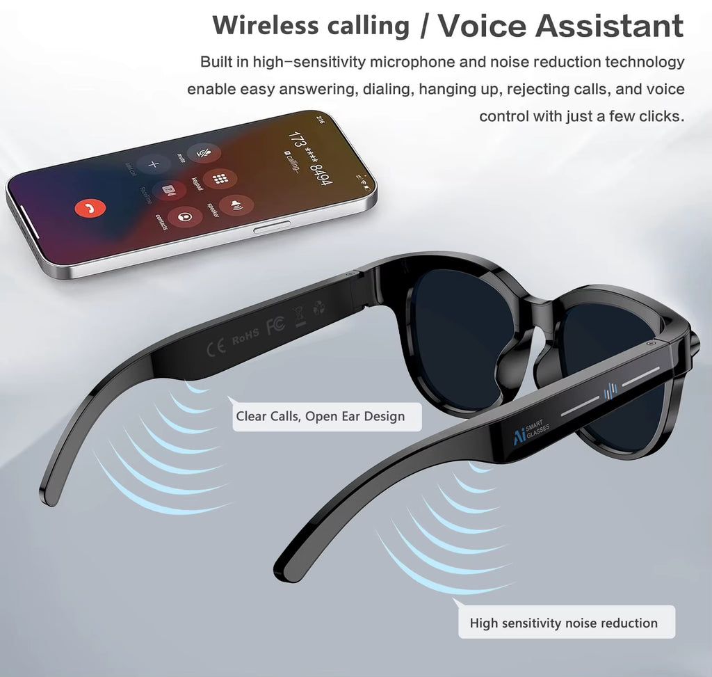 HD Camera AI Smart Glasses