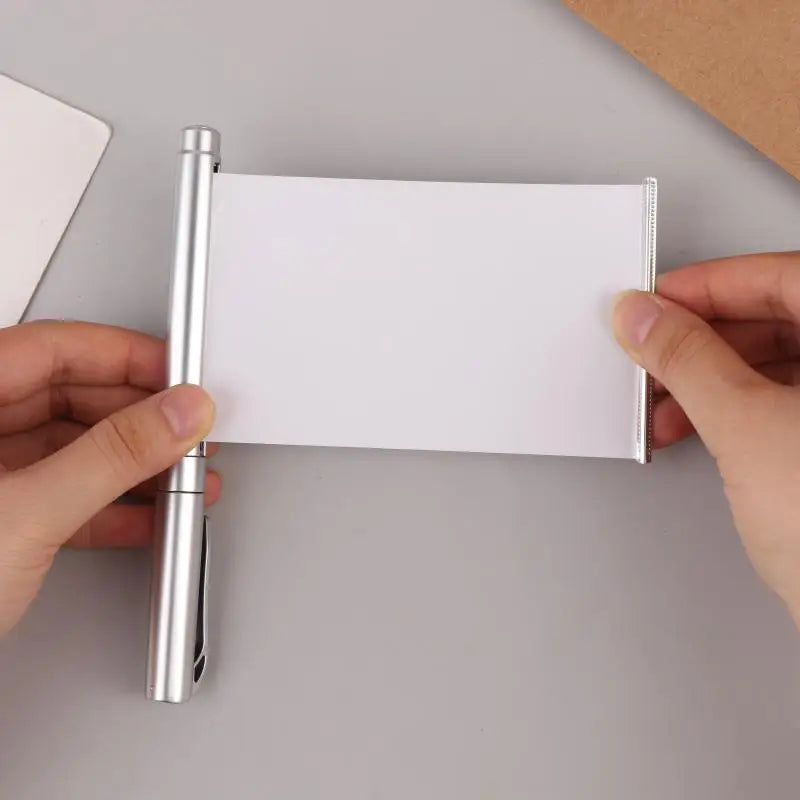 Easy-To-Use Hidden Writing Pen with Pull-Out Paper for Secret Information