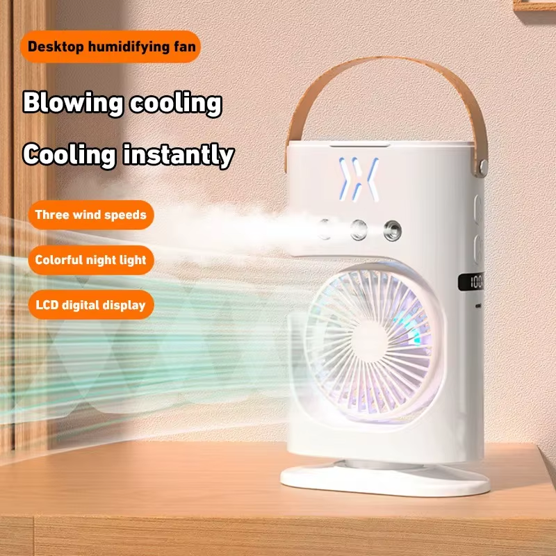Mini LED Air Cooler + Humidifier