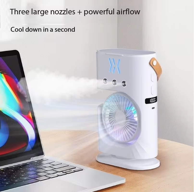 Mini LED Air Cooler + Humidifier