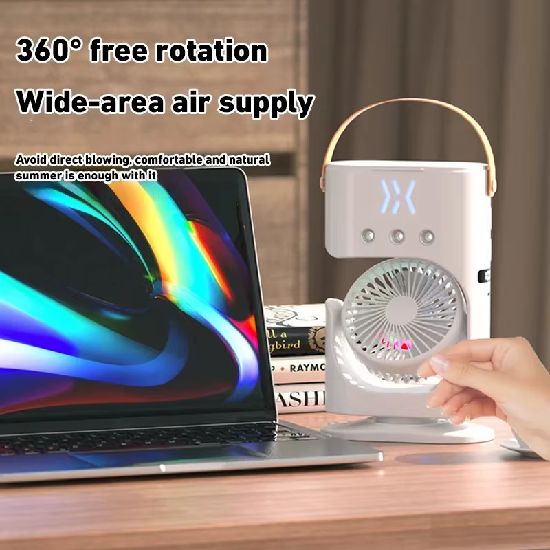 Mini LED Air Cooler + Humidifier
