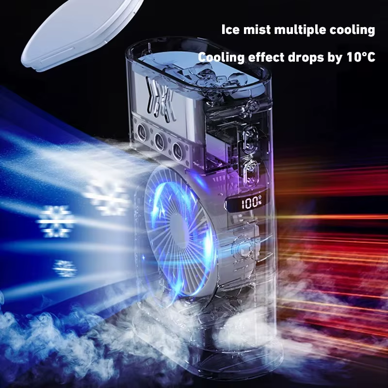 Mini LED Air Cooler + Humidifier