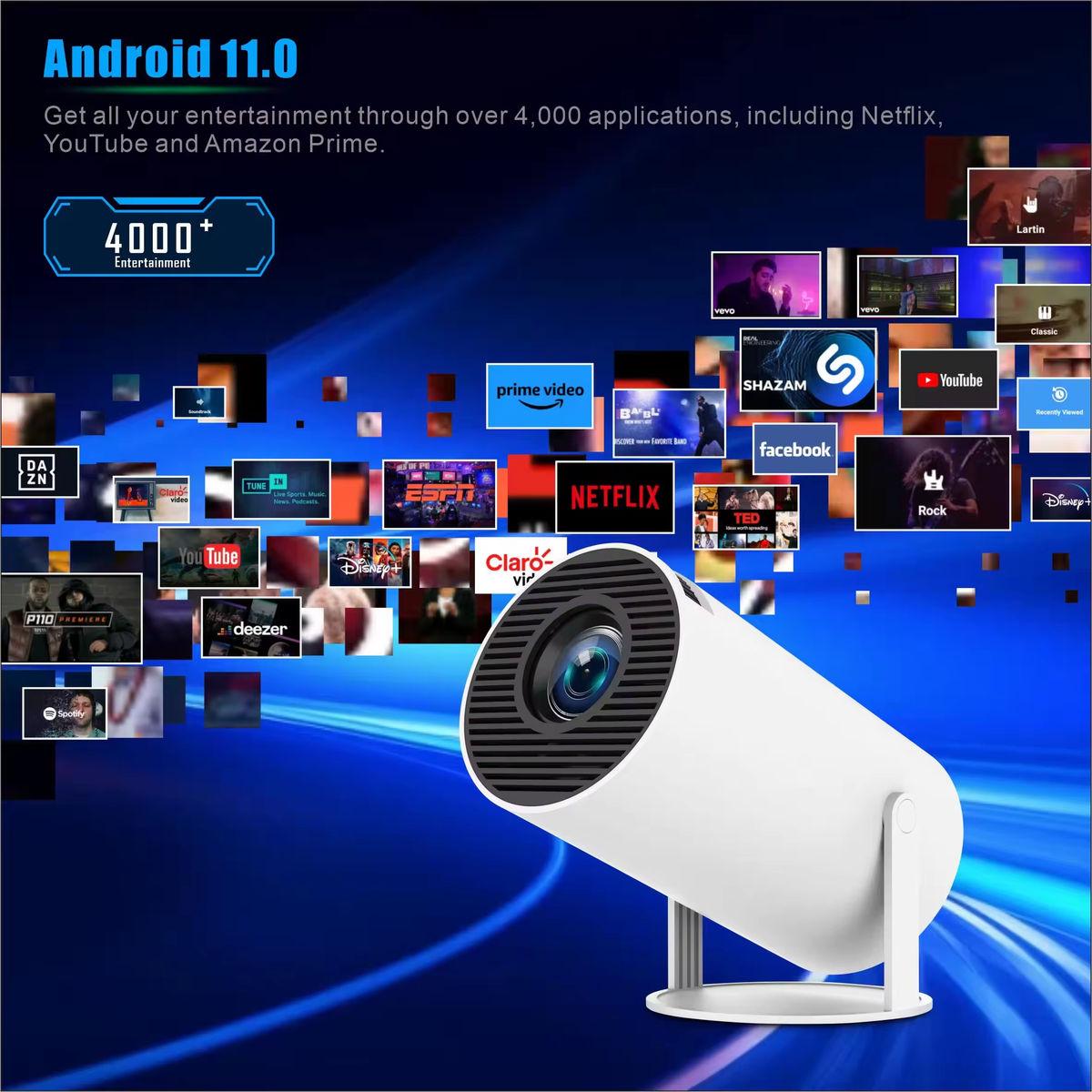 Smart Bluetooth Projector
