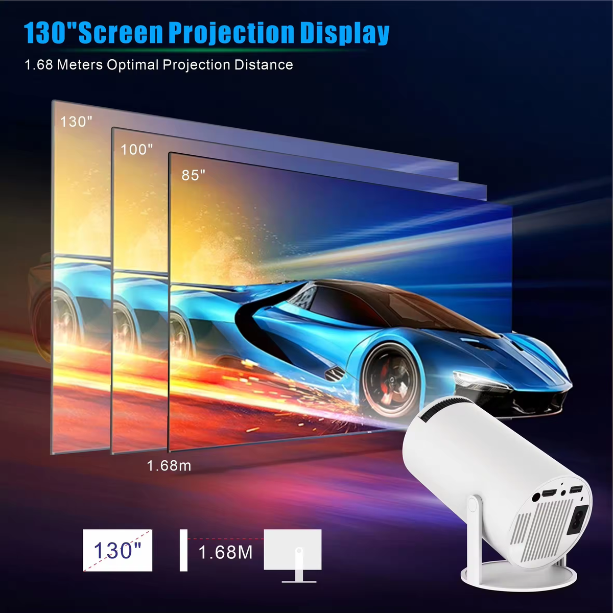 Smart Bluetooth Projector