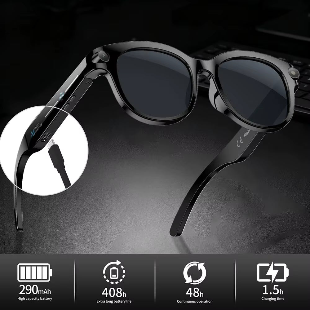 HD Camera AI Smart Glasses
