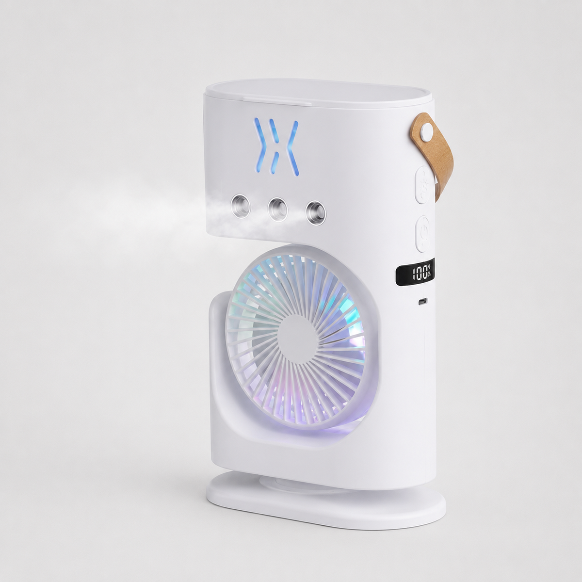 Mini LED Air Cooler + Humidifier